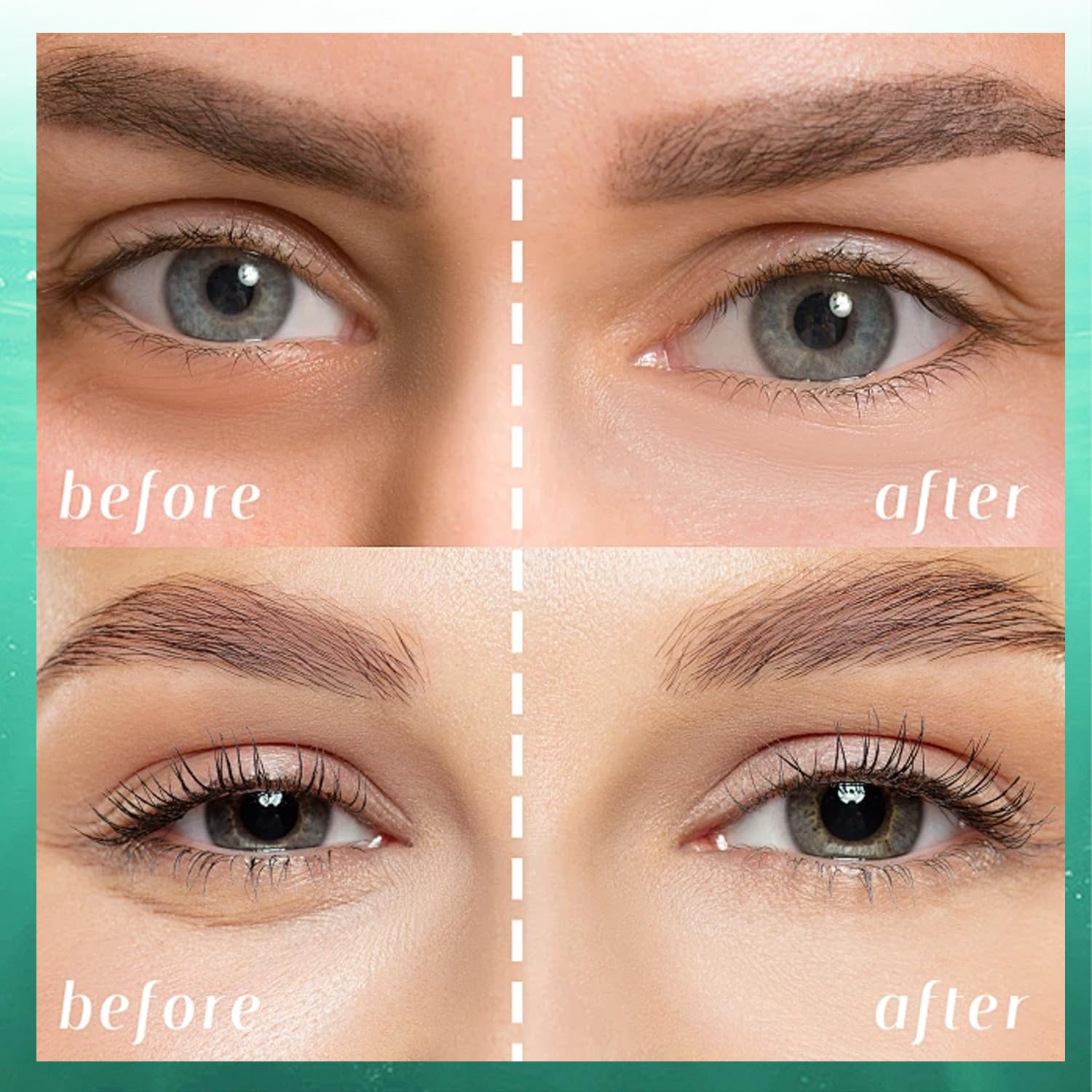 Infographic displaying the key ingredients including hyaluronic acid, collagen, and avocado extract