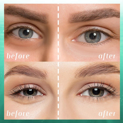 Infographic displaying the key ingredients including hyaluronic acid, collagen, and avocado extract