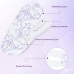 XPCARE disposable heated eye mask displayed with foil packaging
