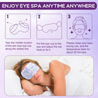 XPCARE steam eye mask ear loops design and close-up texture