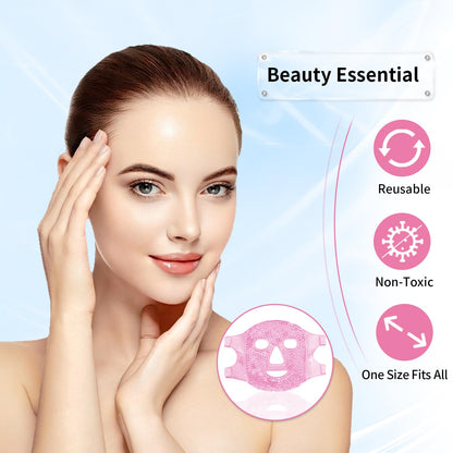 Detailed view of soft backing on Woyax gel face mask