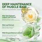 Spa setting with Breylee aloe vera eye masks container