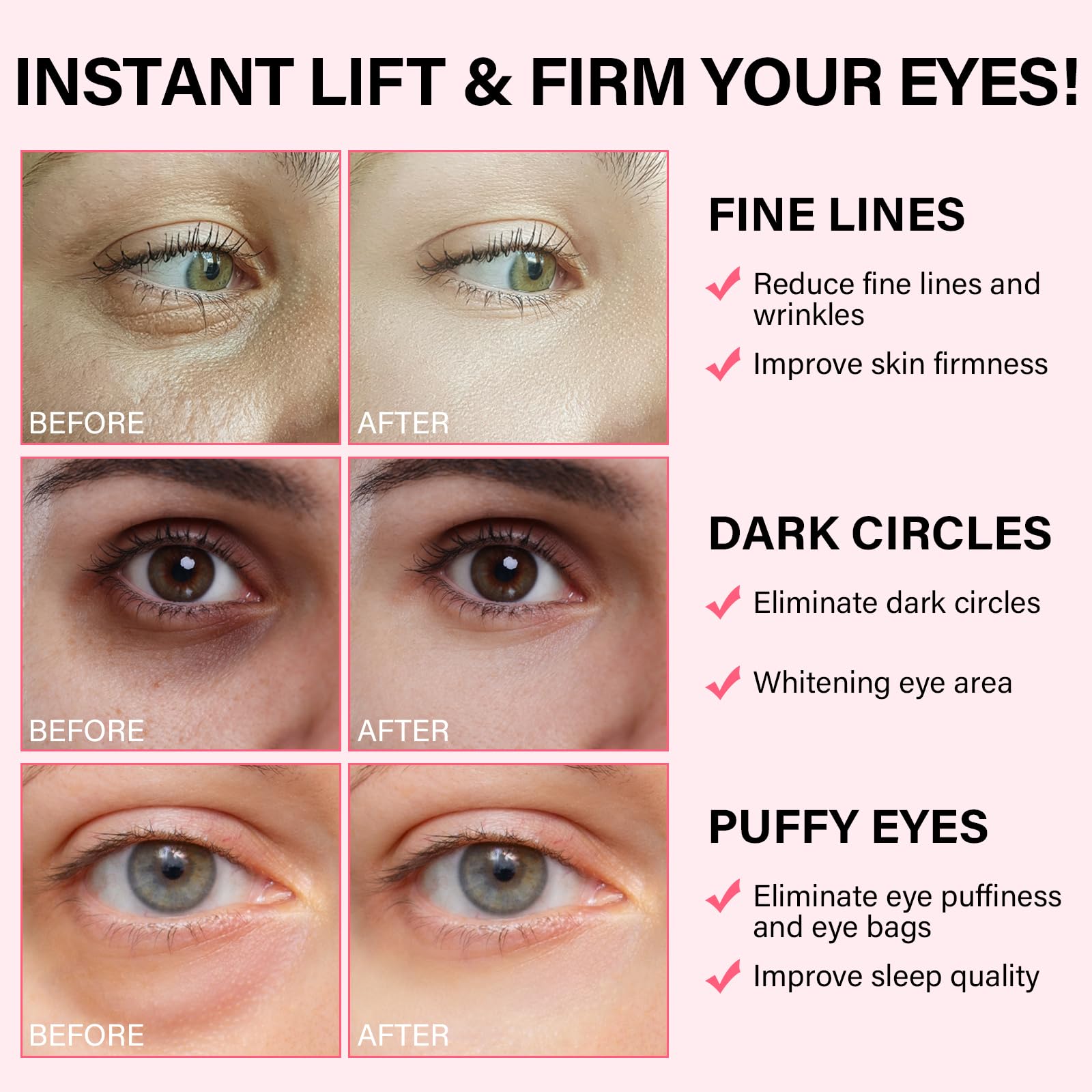 IMethod salmon DNA and peptide eye treatment side view of the eight pairs product box