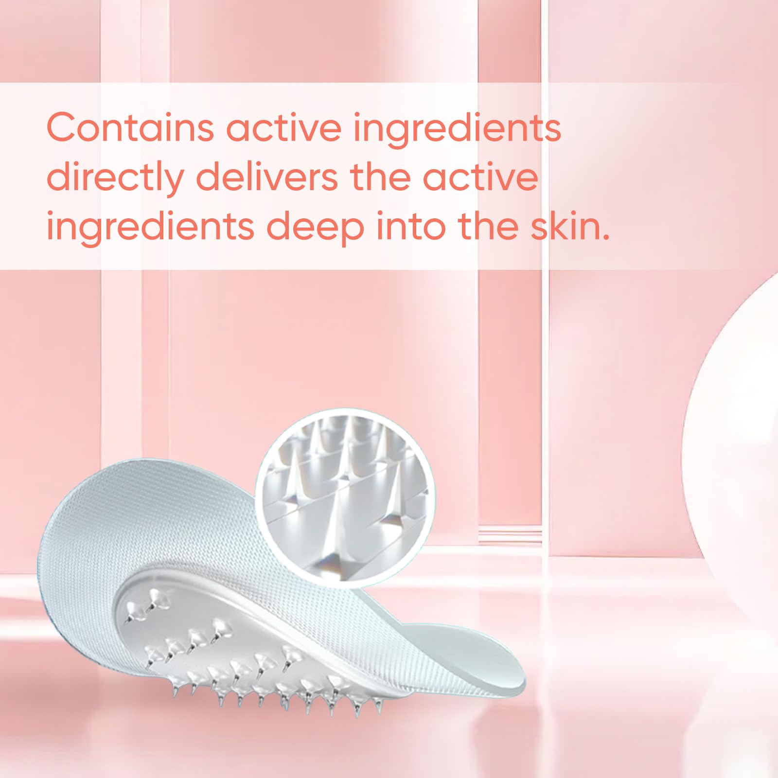 Novalift retinol and collagen patches being applied to facial smile lines