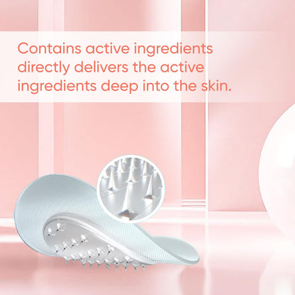 Novalift retinol and collagen patches being applied to facial smile lines