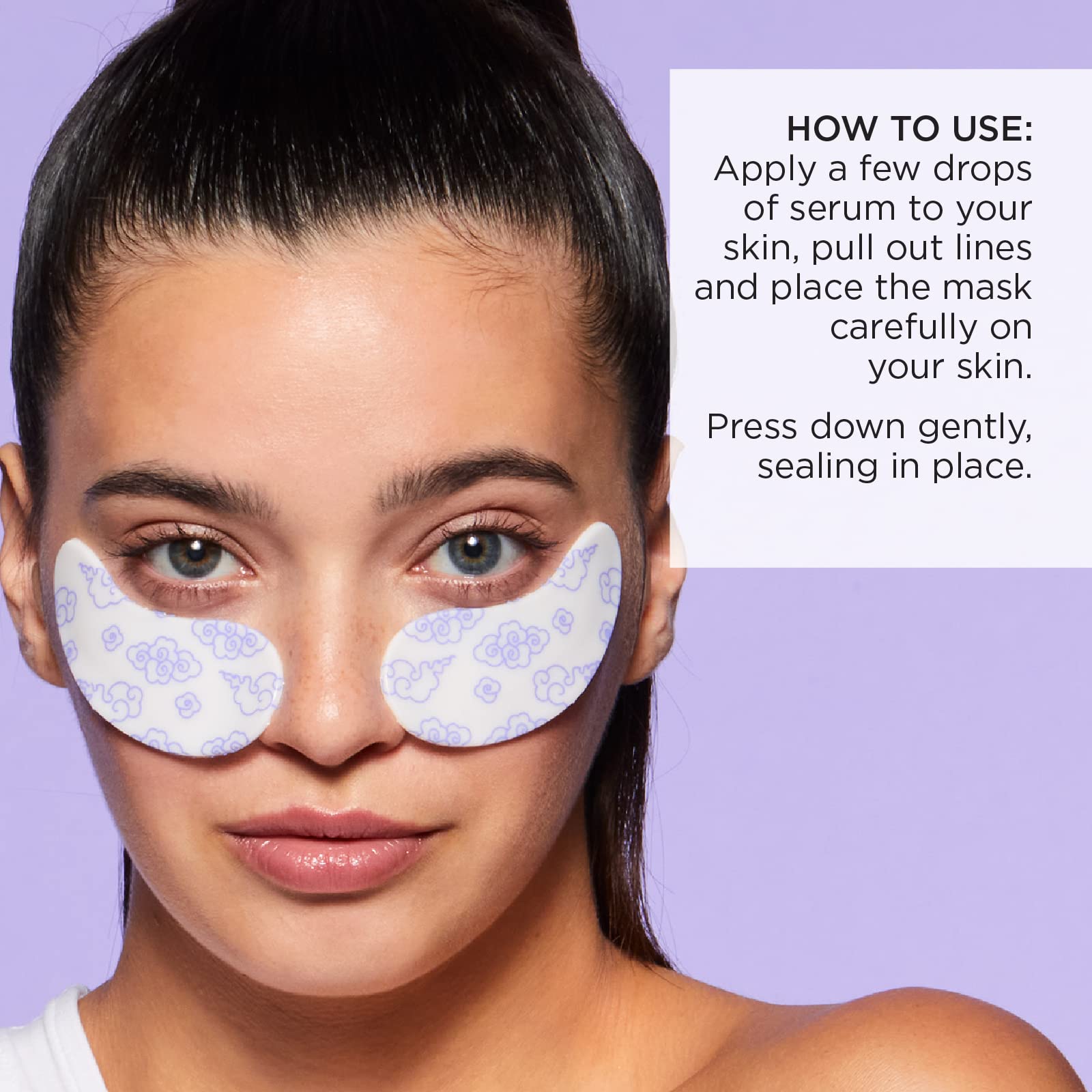 Pacifica skincare reusable mask set showing two patches
