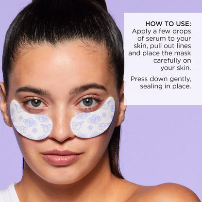 Pacifica skincare reusable mask set showing two patches