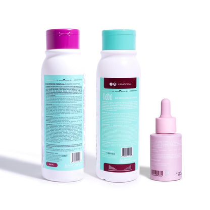 Nightly intensive hair growth tonic bottle application details and clear labeling