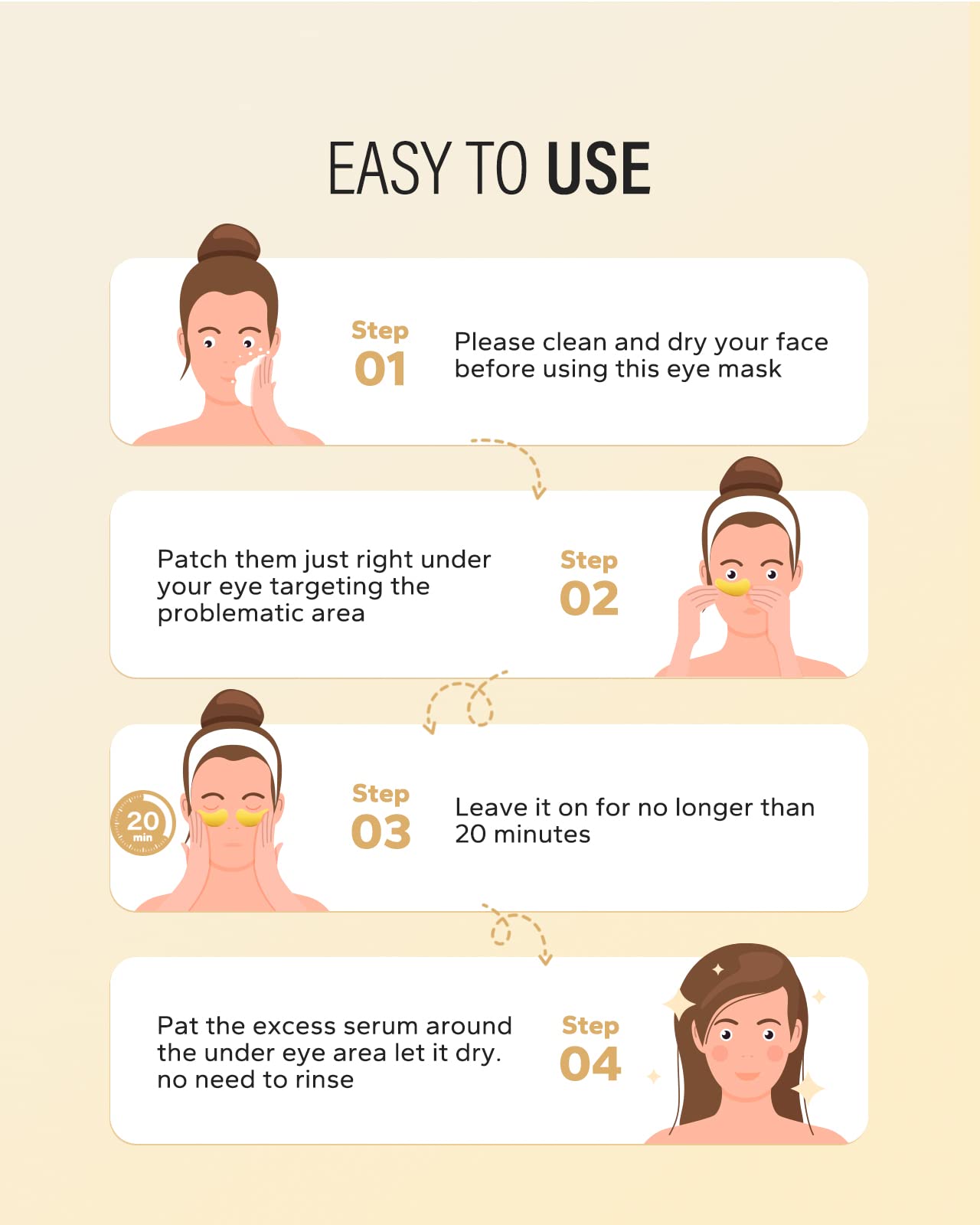 Maskiss skincare product for dark circles and puffiness