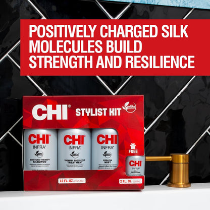 CHI Silk Infusion two ounce bottle leave in treatment for shine