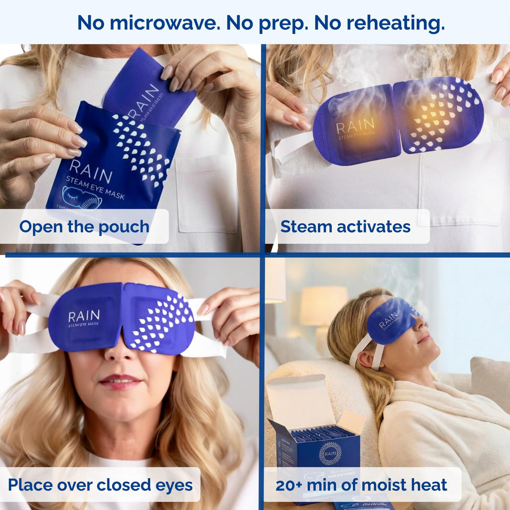 Individual foil packet for travel ready warm compress