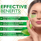 Lorelis Lab hydrogel eye patches open jar with application spatula