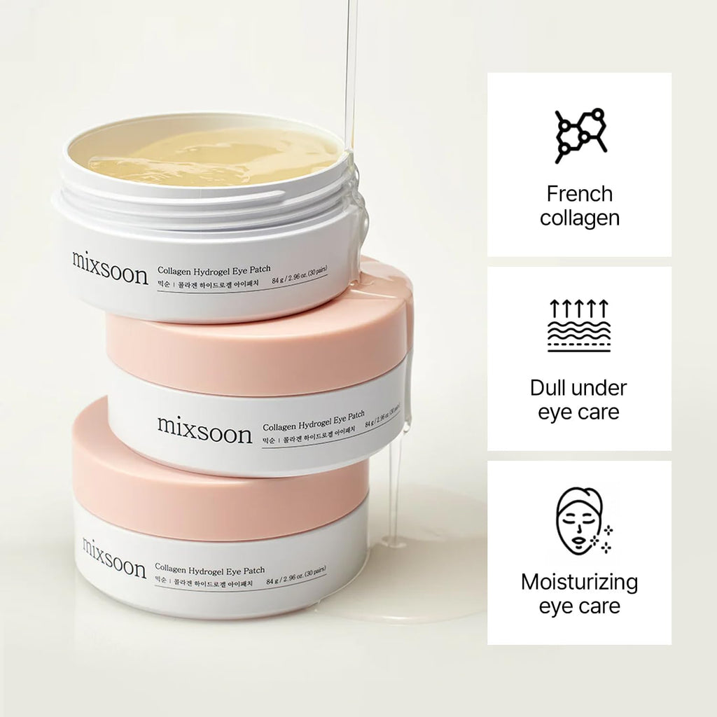 Mixsoon hydrogel eye mask jar with included spatula
