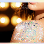 Teenitor cosmetic glitter gel tube and jar lifestyle photography