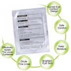 Qleng beauty tool hydrogel eye mask transparent cosmetic bag