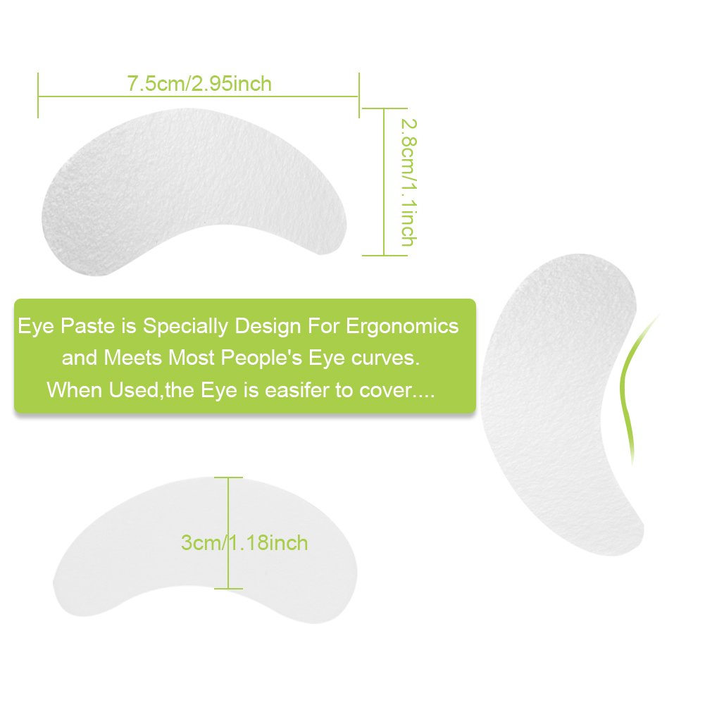 Qleng hydrogel eye patch texture and pearl membrane surface