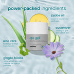 Baebody anti aging eye gel tube label closeup