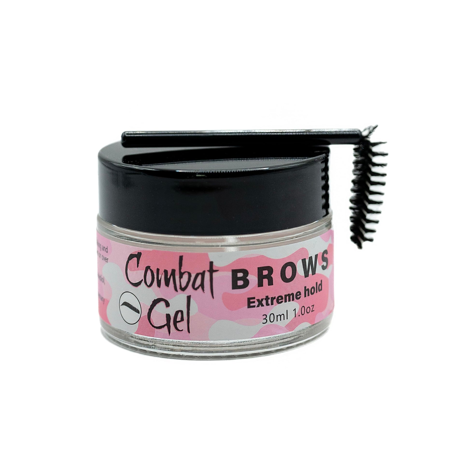 Combat Gel brow styling gel with spoolie applicator