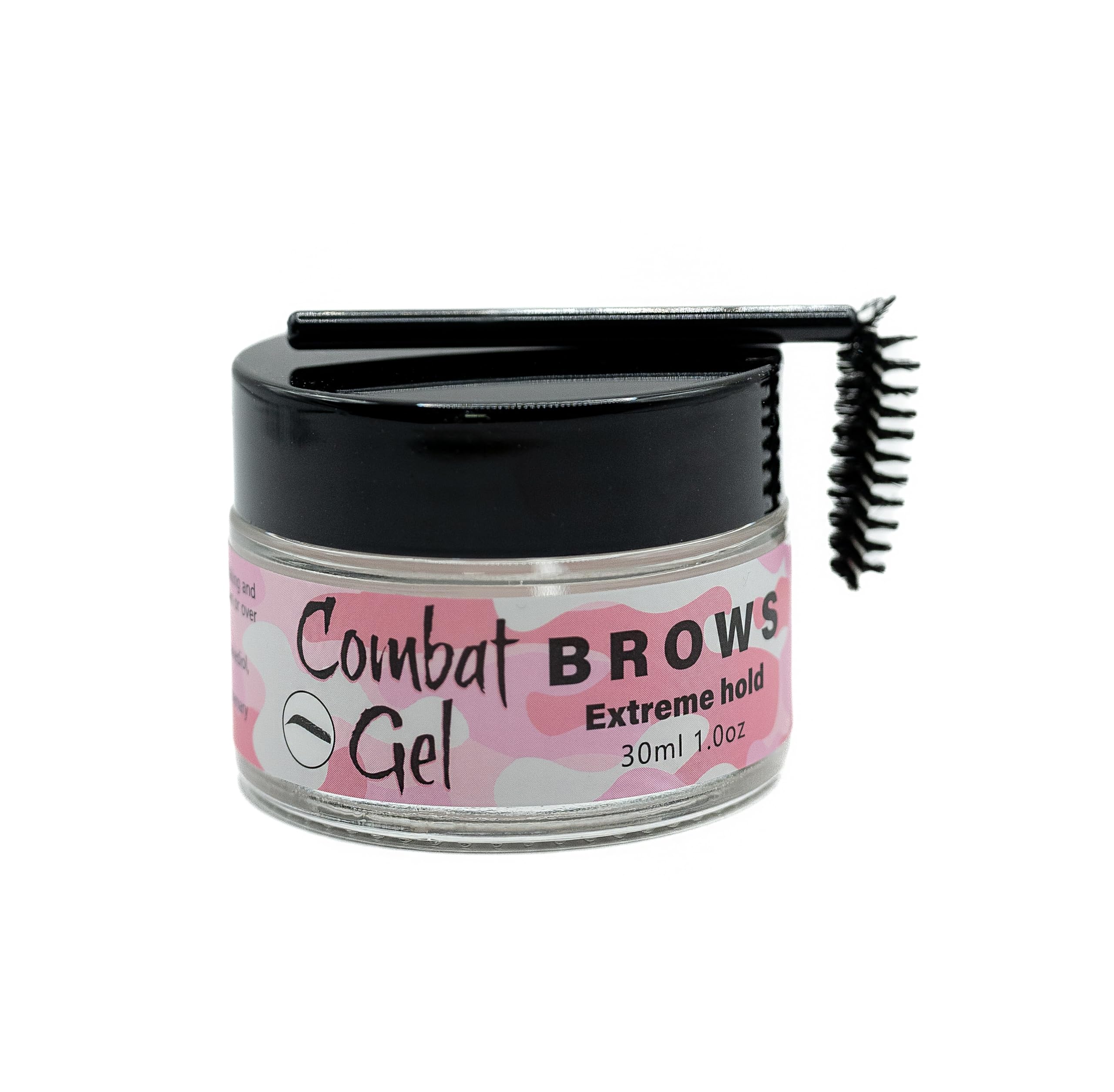Combat Gel brow styling gel with spoolie applicator