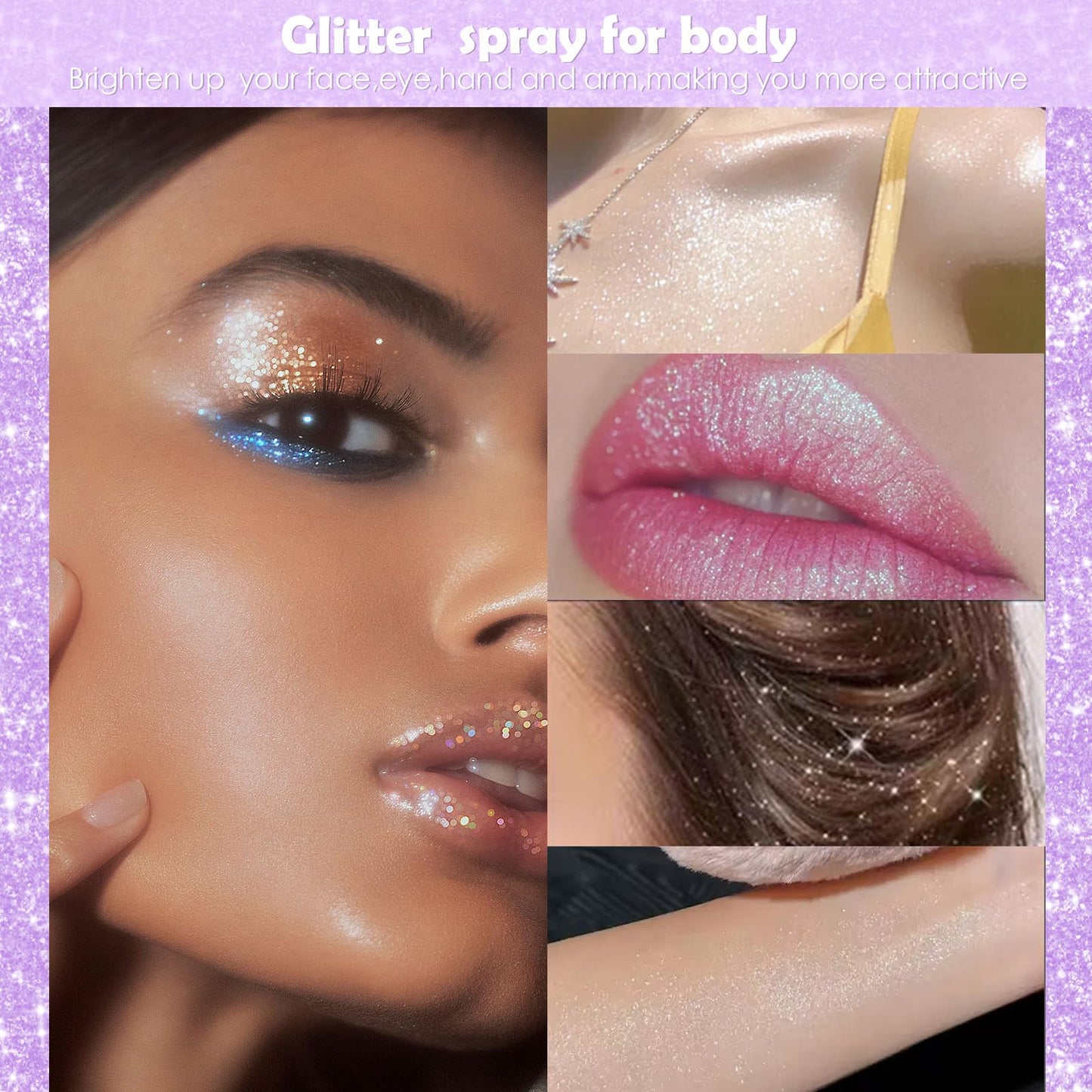 Two glitter gel sticks included with the Yosca festival rave accessories kit