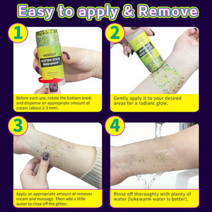 Skin safe non toxic spirit wear makeup stick for adults and kids.