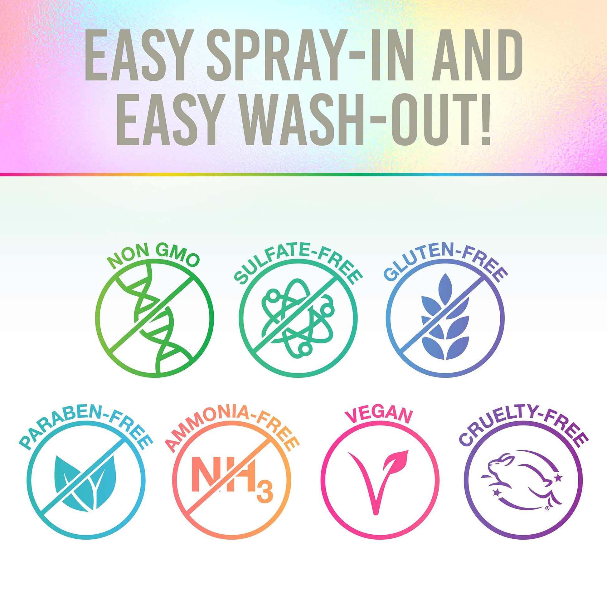 Washable silver hair glitter aerosol can for women men and children