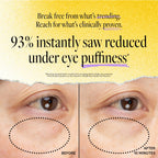 Derma E Vitamin C Bright Eyes Hydro Gel Patches golden gel texture closeup