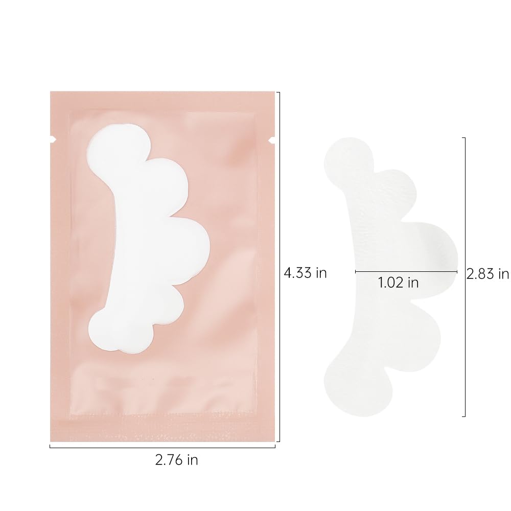Front view of Zokoco lint free hydrogel eye mask pads