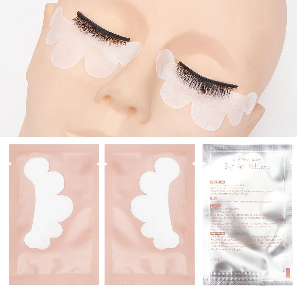 Zokoco eye pads in pink packaging for lash extension supplies