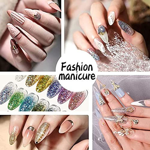 Creative display of sparkling resin art and holiday decorations crafted with multi-purpose fine glitter powders