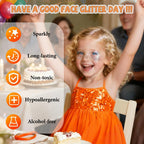 Elevave body glitter set showing twelve shapes and white scheme
