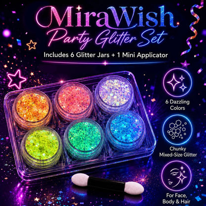Holographic iridescent texture of cosmetic chunky face glitter gel under regular room lighting conditions