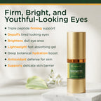Tree of Life eye treatment gel texture and dispenser