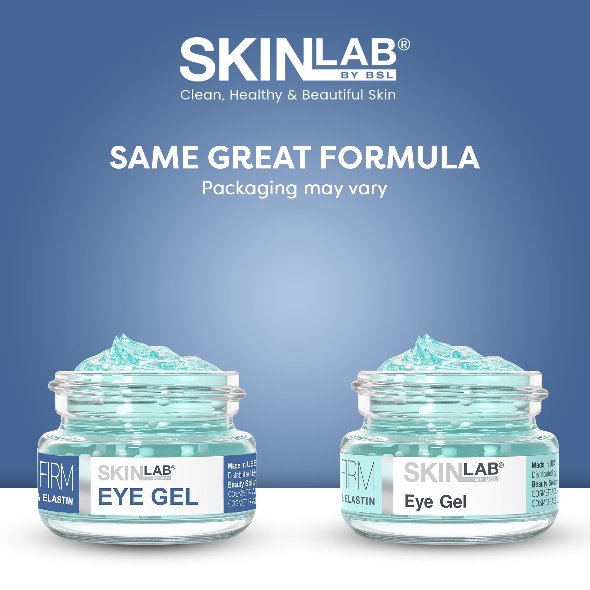 Skin Lab By BSL eye gel packaging and texture view
