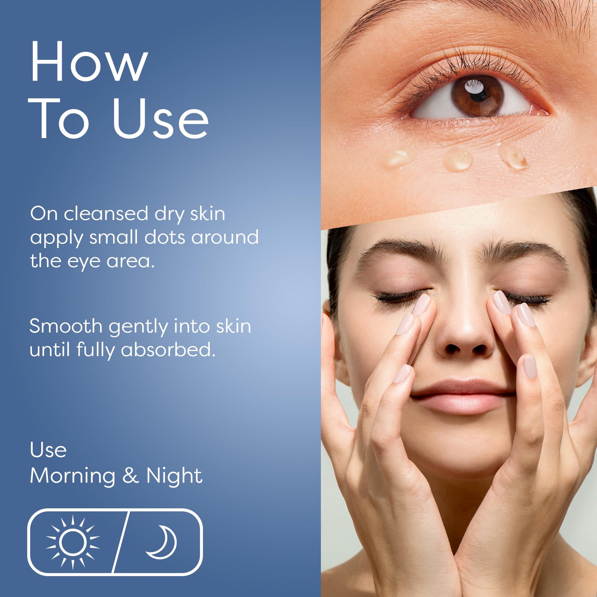 Authentic Skin Lab eye treatment jar on vanity setup