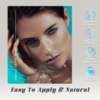Hosaily festival makeup glitter freckles sheet layout