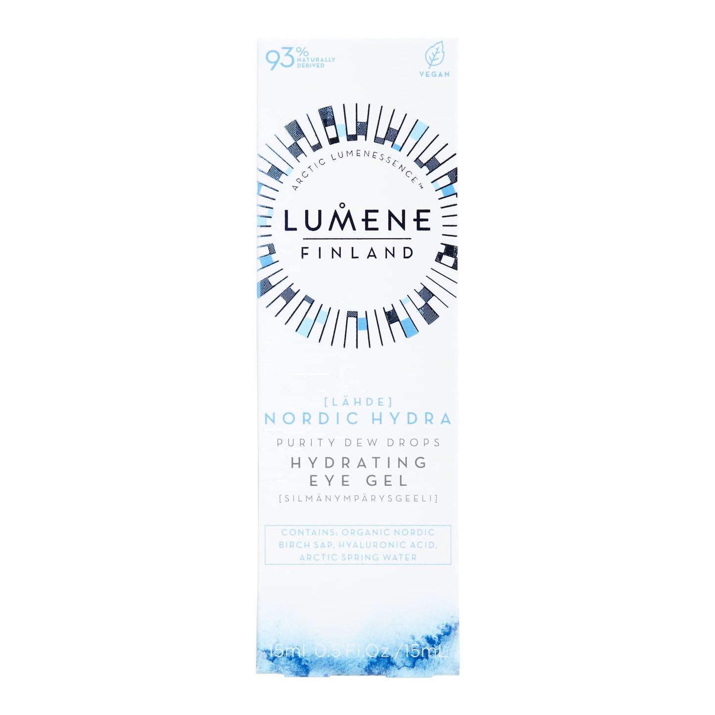 Lumene under eye serum tube for dark circles