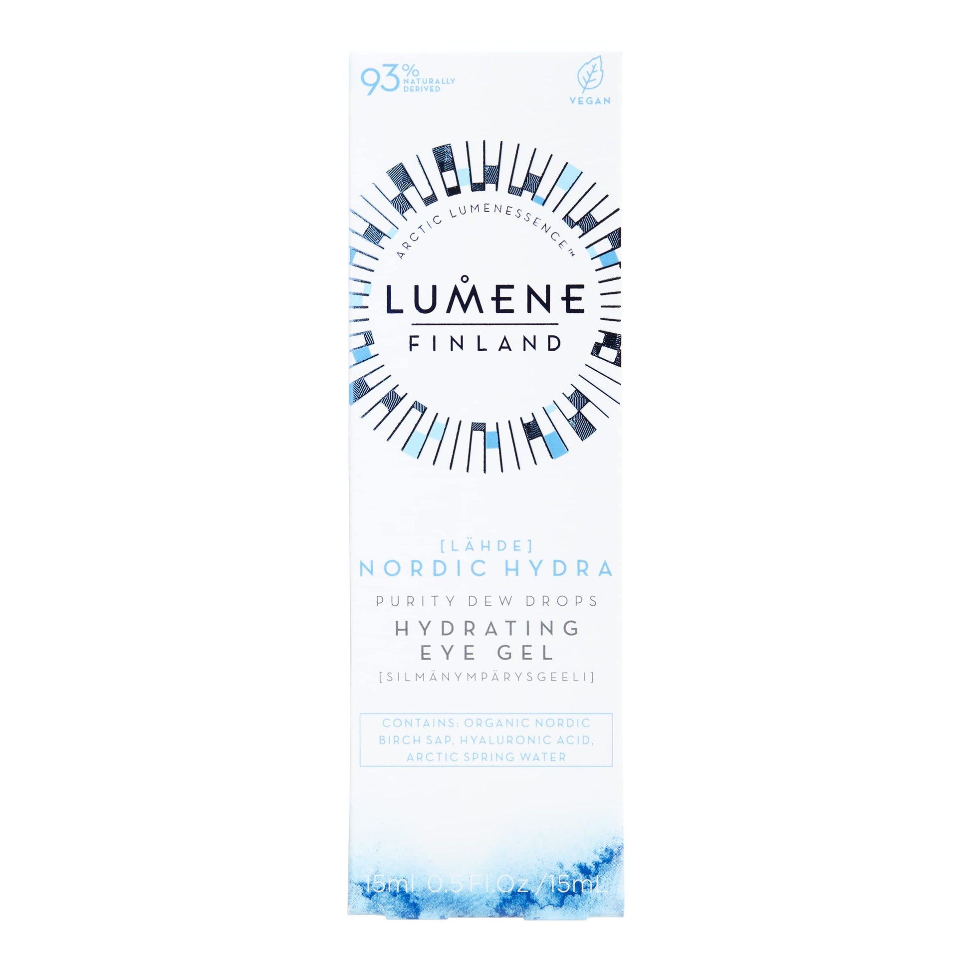 Lumene under eye serum tube for dark circles