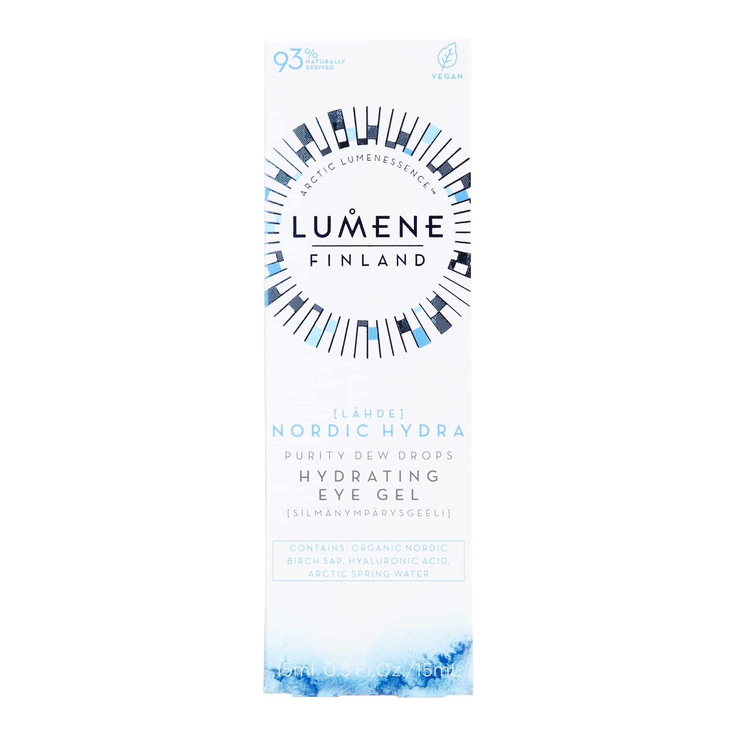 Lumene under eye serum tube for dark circles