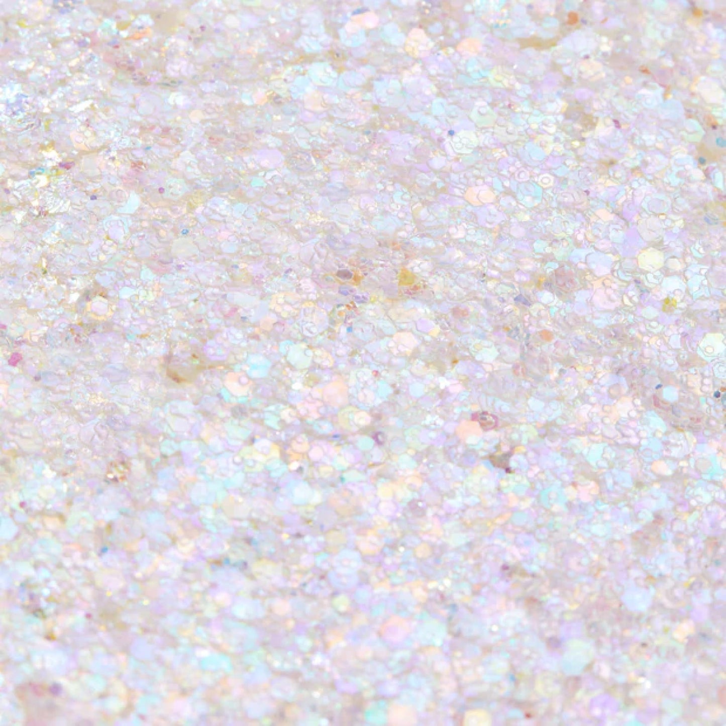 ColourPop Glitterally Obsessed Disco Lady swatch on skin showing multi-colored confetti glitter