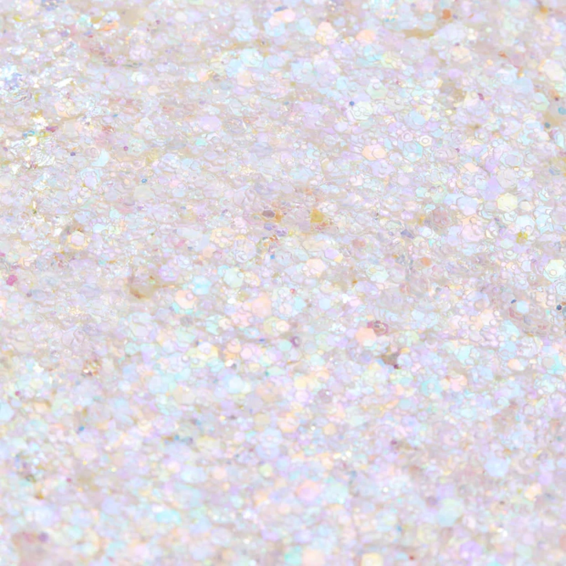 ColourPop Glitterally Obsessed Disco Lady swatch on skin showing multi-colored confetti glitter