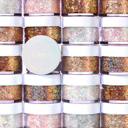 ColourPop cosmetics high-voltage multi-dimensional glitter gel close up view