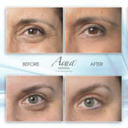 Aqua Mineral hydrating under eye gel texture swatch on hand