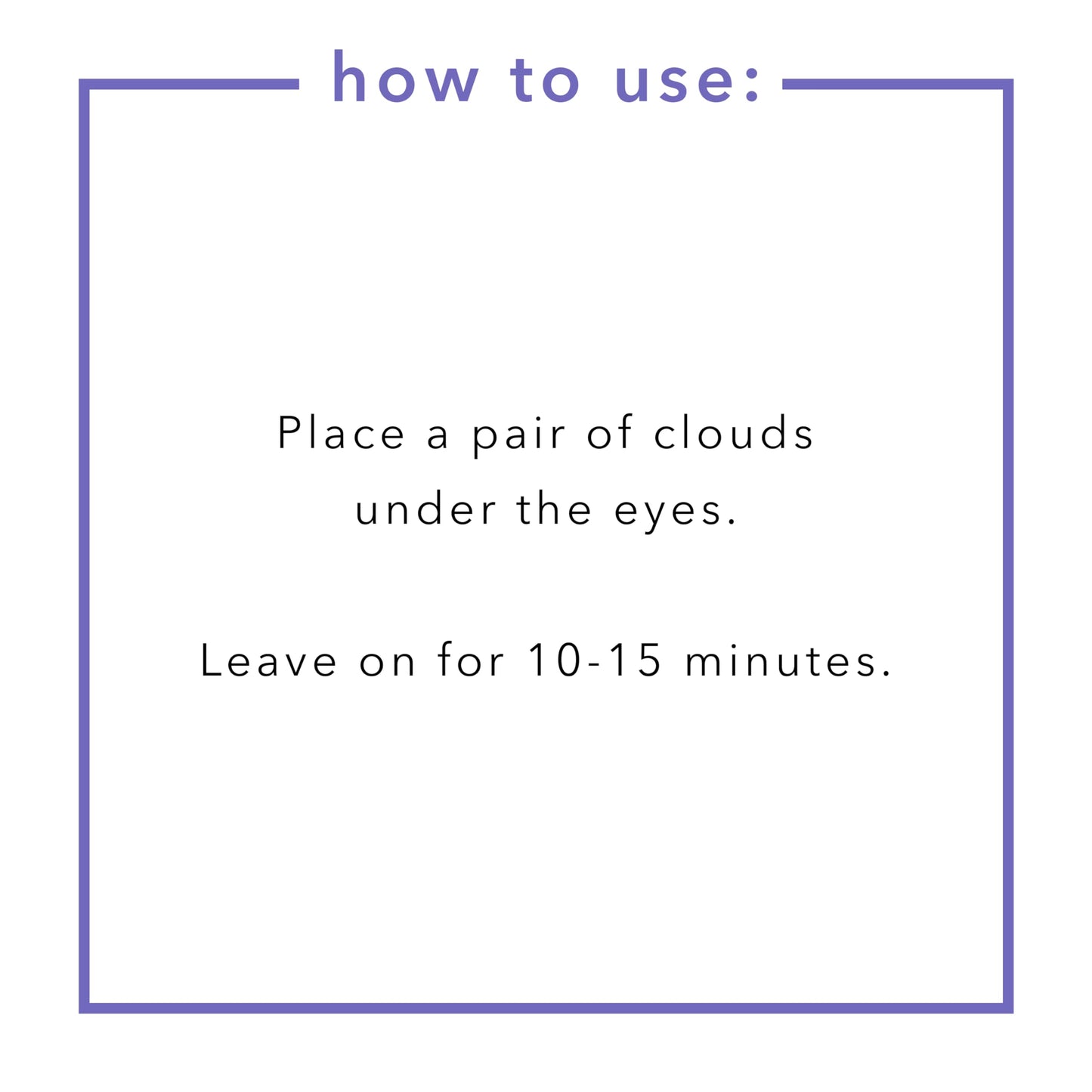 Application demonstration of Florence By Mills under eye gel pads