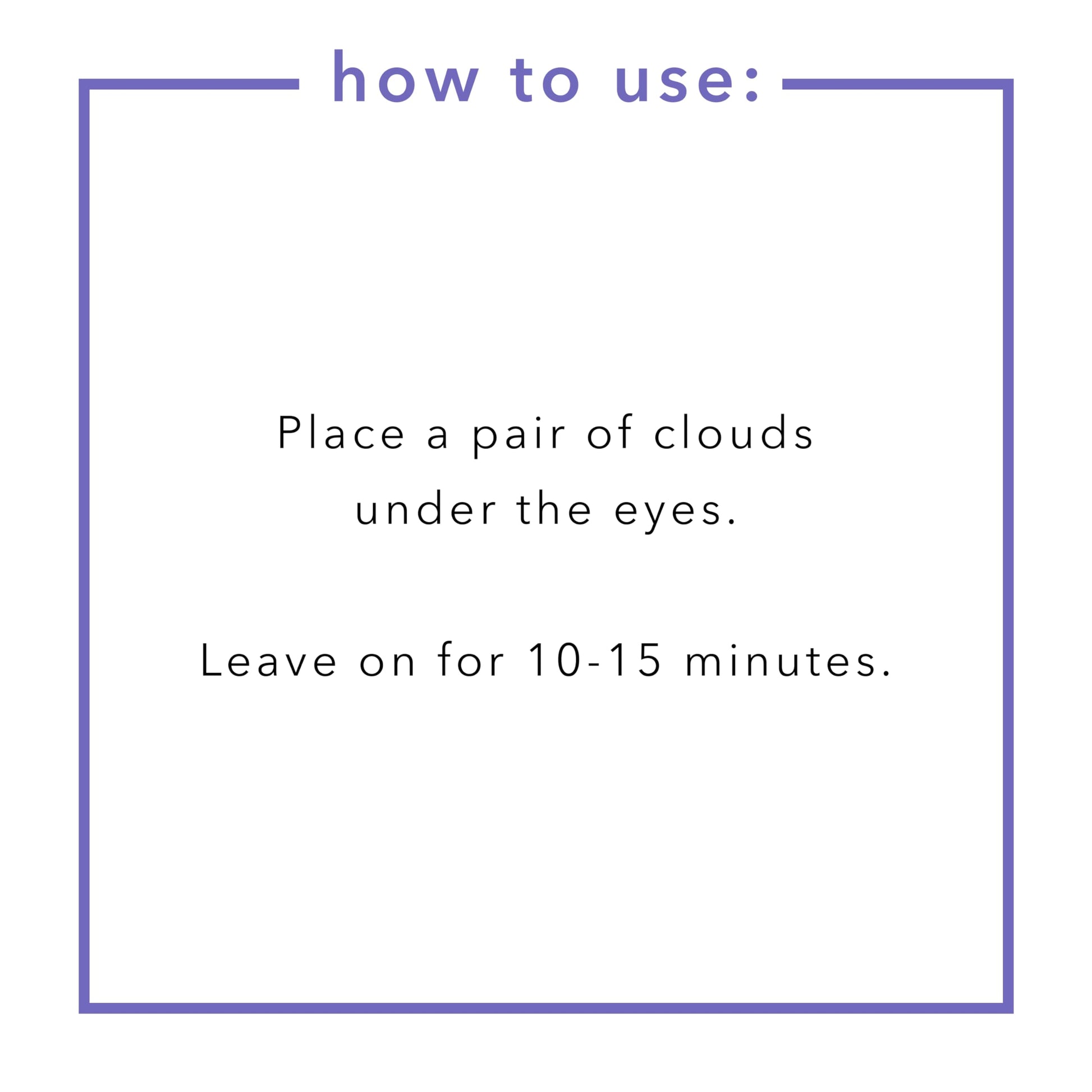 Application demonstration of Florence By Mills under eye gel pads