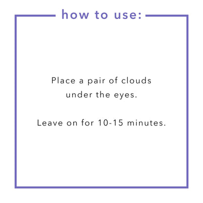 Application demonstration of Florence By Mills under eye gel pads