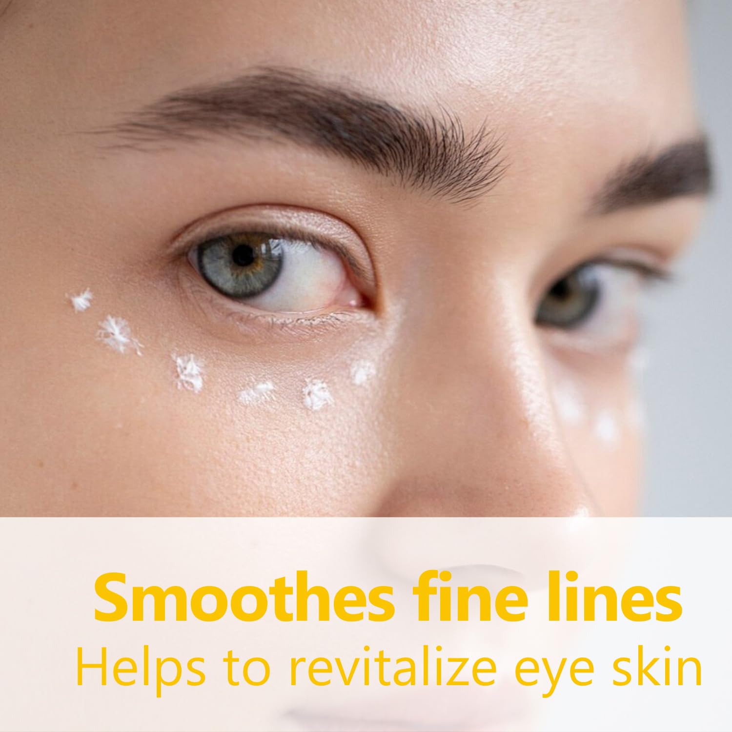 Side view of Spchannel Wake Up Eye Gel 0.5 fluid ounce tube