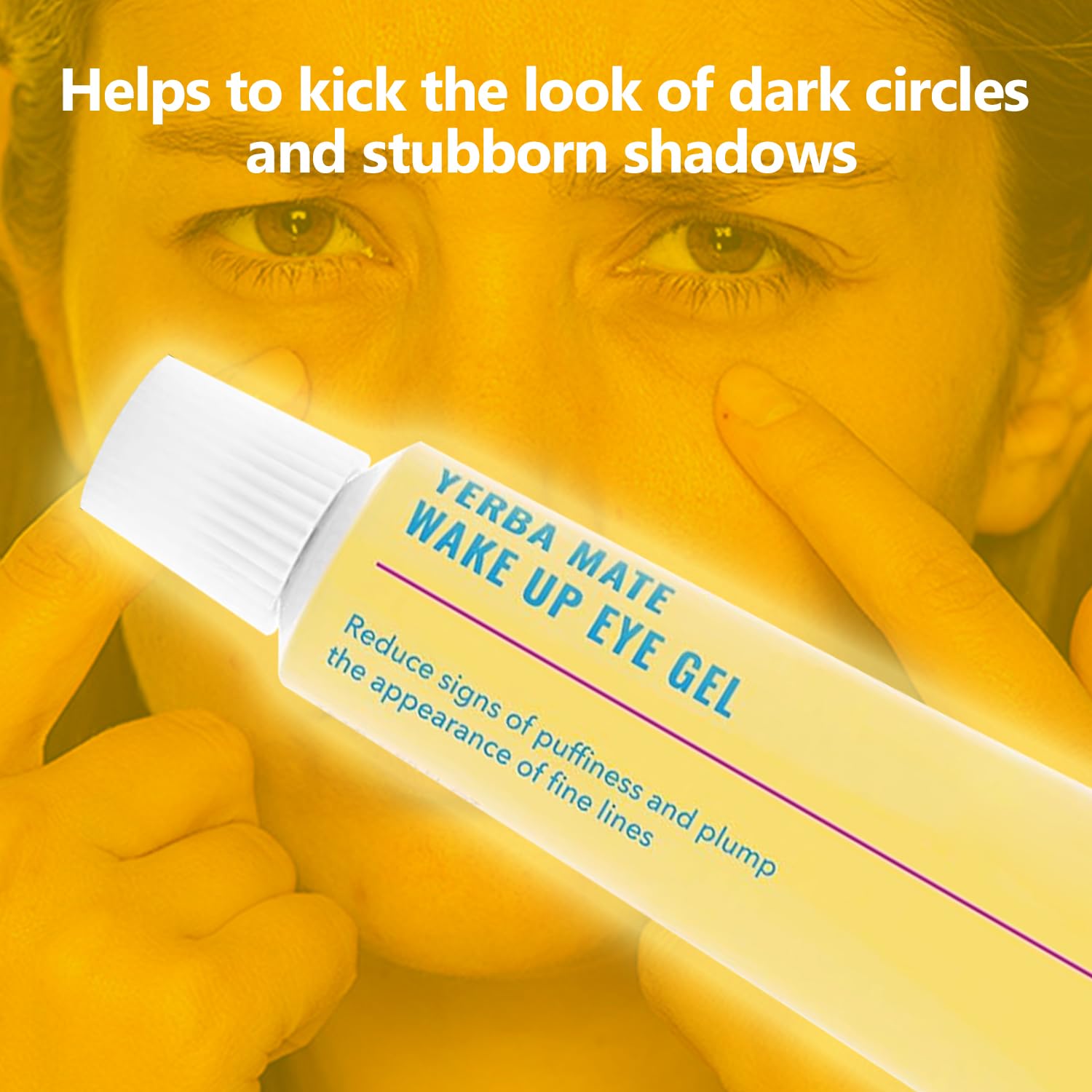 Close up of Spchannel Wake Up Eye Gel label and ingredients