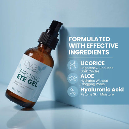 Details of peptide and hyaluronic acid eye gel