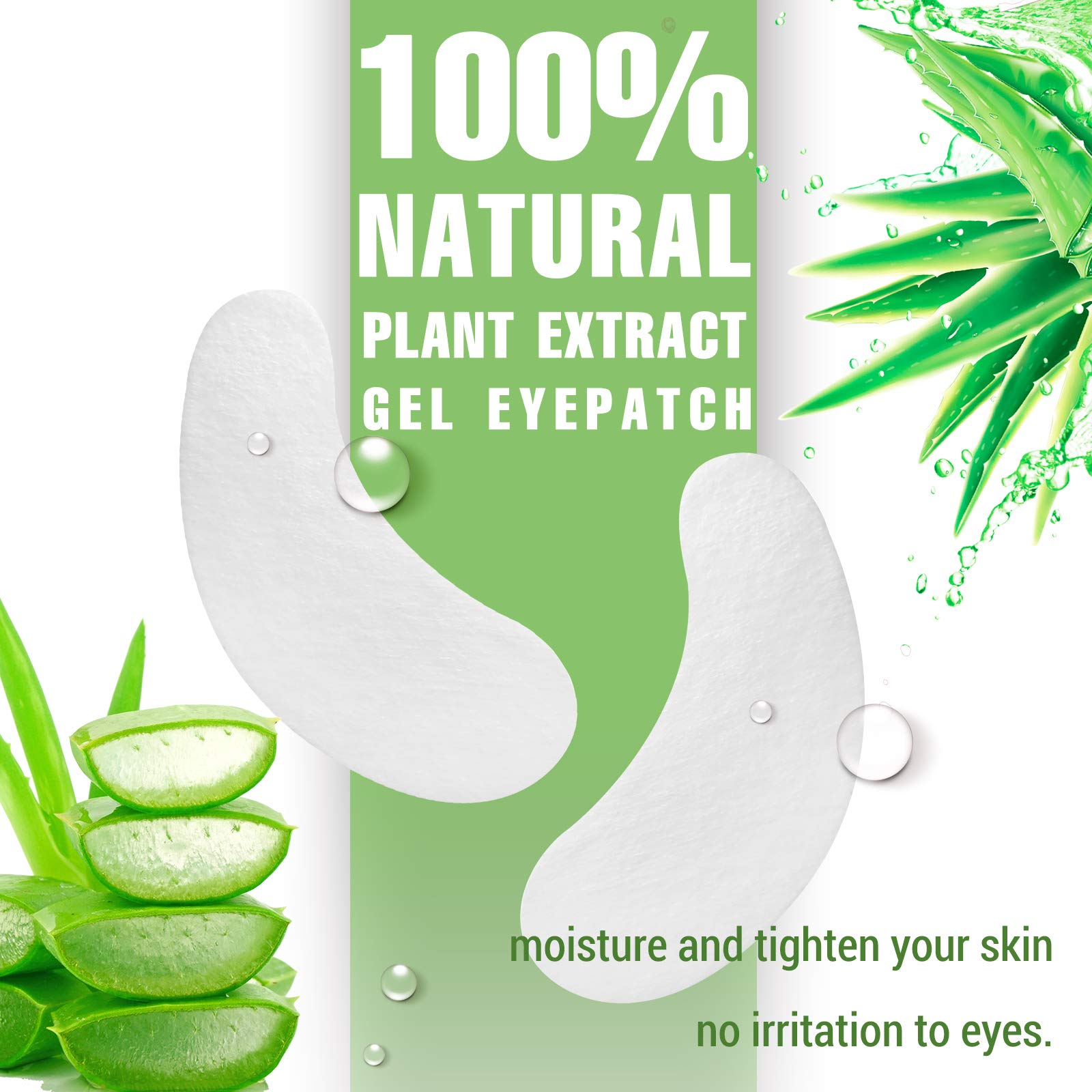 Individual sanitary packaging for GreenLife eye gel pads